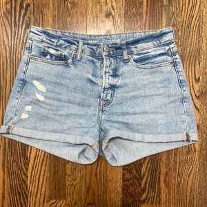 High Waisted Jean Shorts